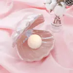 Fantasy Ceramic Shell Pearl Lamp Bedroom Decor Night Light Novelty Lighting Fairy Shell for Girl Home Decoration Bedside Lamp tag1