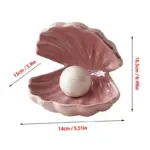 Fantasy Ceramic Shell Pearl Lamp Bedroom Decor Night Light Novelty Lighting Fairy Shell for Girl Home Decoration Bedside Lamp tag1