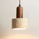 Fany Marble Stone and Wood Pendant Lamp tag1