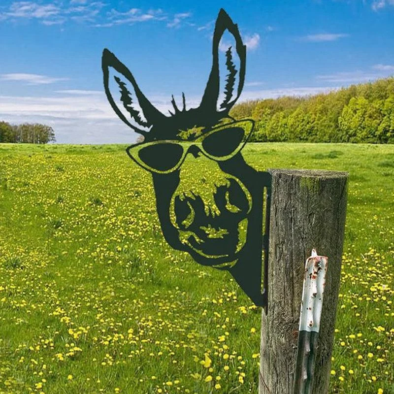 Farm Decoration - PeepFarm - Realistic Animal Design - Garden Metal Art -  - #tag1#