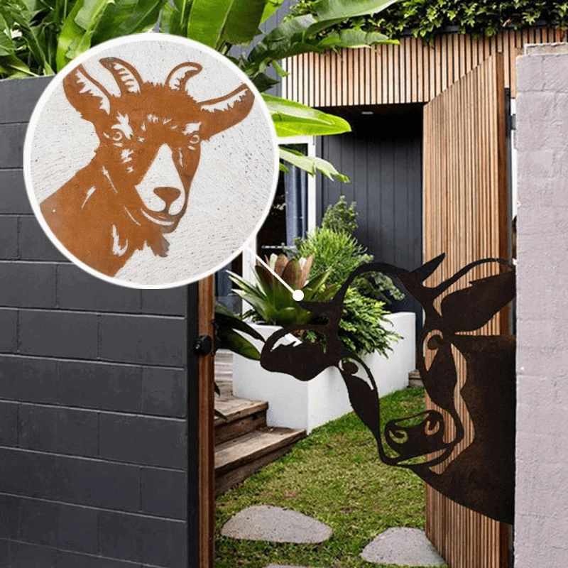 Farm Decoration - PeepFarm - Realistic Animal Design - Garden Metal Art -  - #tag1#