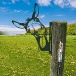Farm Decoration PeepFarm Realistic Animal Design Garden Metal Art tag1