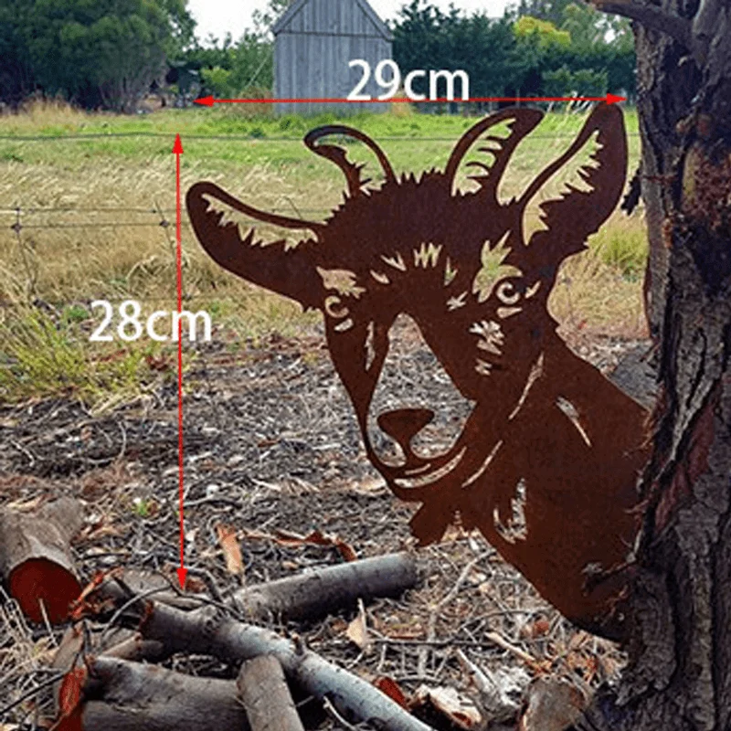 Farm Decoration - PeepFarm - Realistic Animal Design - Garden Metal Art -  - #tag1#