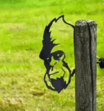 Farm Decoration PeepFarm Realistic Animal Design Garden Metal Art tag1