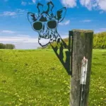Farm Decoration PeepFarm Realistic Animal Design Garden Metal Art tag1