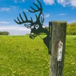 Farm Decoration PeepFarm Realistic Animal Design Garden Metal Art tag1