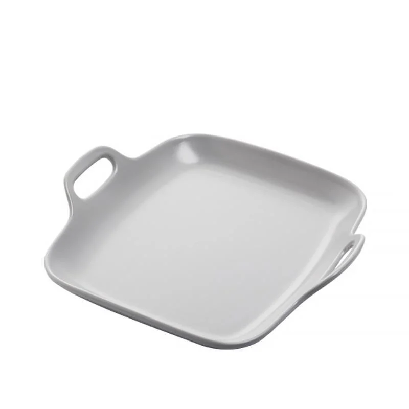 Farmhouse Style Melamine Dinnerware Trays Set with Handles -  - #tag1#