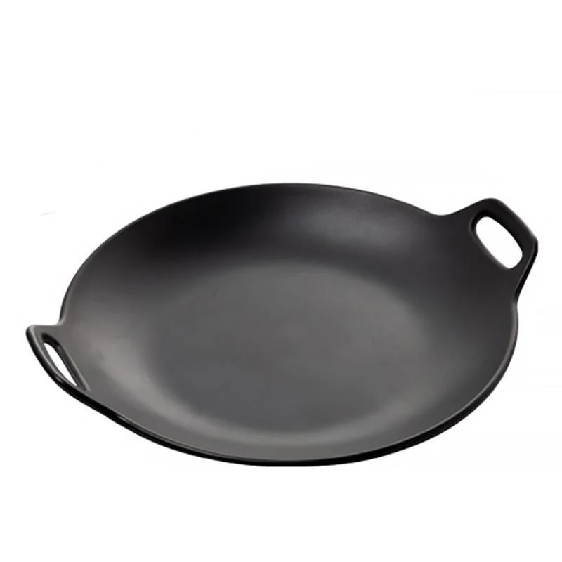 Farmhouse Style Melamine Dinnerware Trays Set with Handles -  - #tag1#