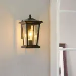 Farmhouse Waterproof Glass Shade Outdoor Wall Lamp tag1