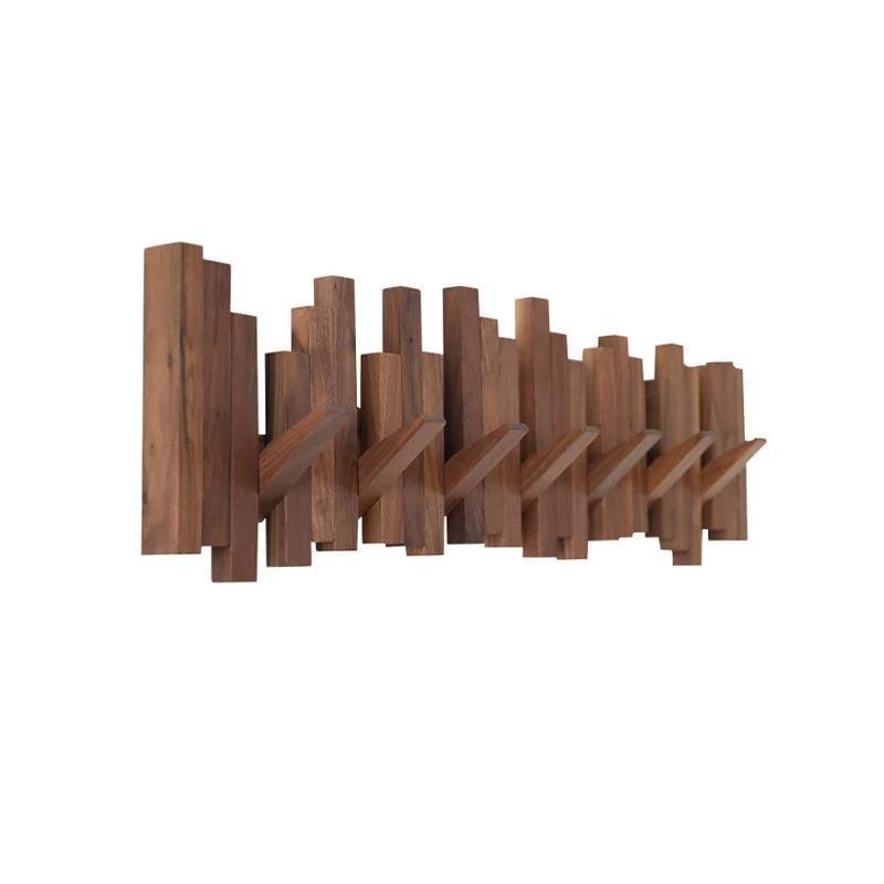 Farmhouse Wooden Wall Mounted Coat Rack -  - #tag1#