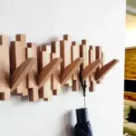 Farmhouse Wooden Wall Mounted Coat Rack tag1