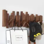 Farmhouse Wooden Wall Mounted Coat Rack tag1