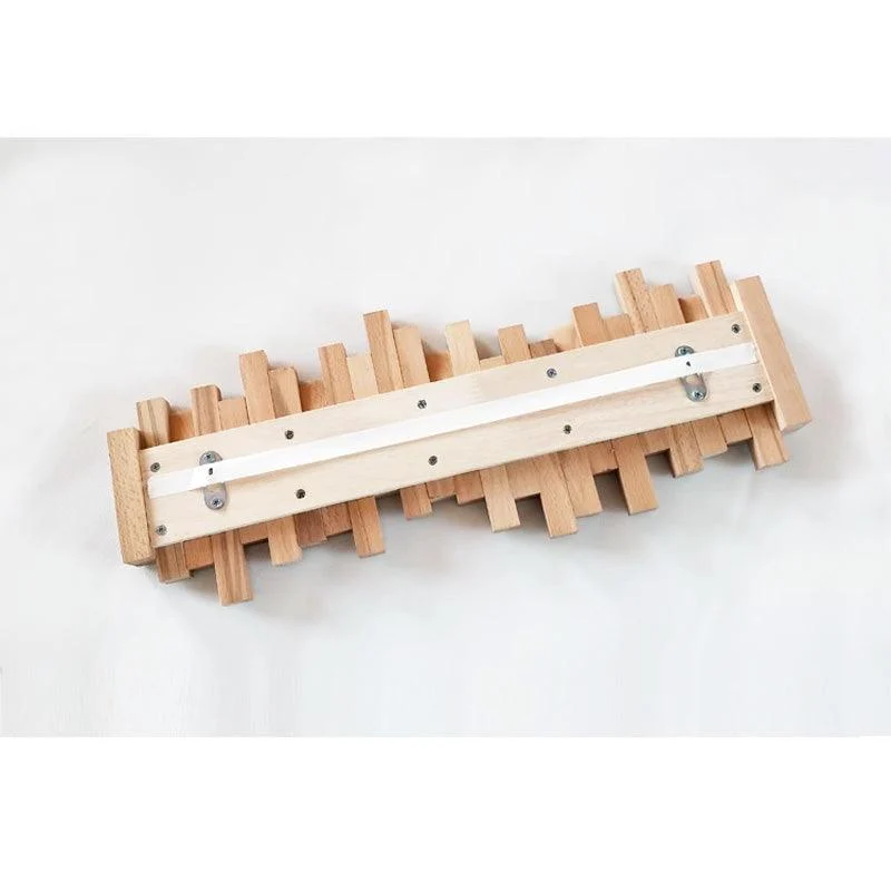 Farmhouse Wooden Wall Mounted Coat Rack -  - #tag1#