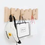 Farmhouse Wooden Wall Mounted Coat Rack tag1