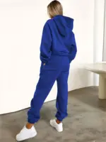 Fash Track Suit Set Loungewear Women s Letter Print Hoodie Pants with Drawstring tag1