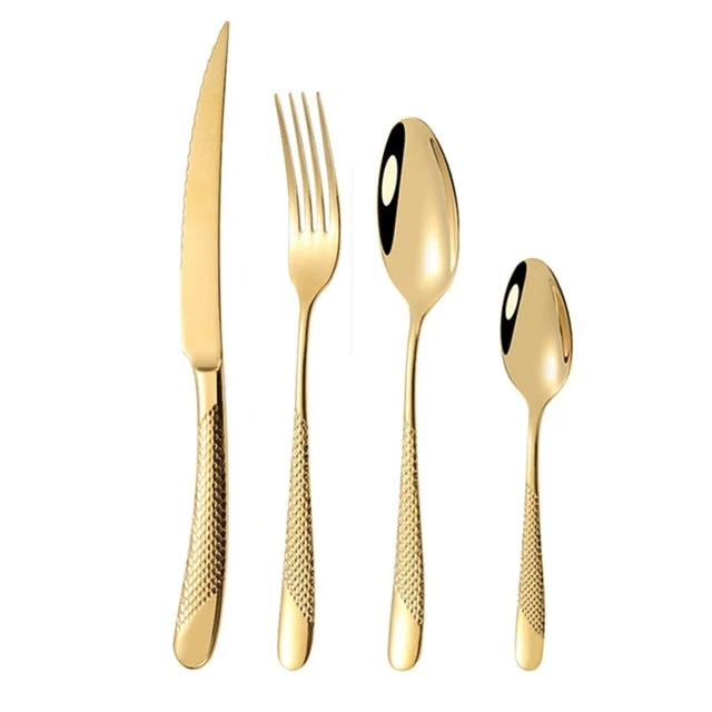 Fashion Golden Dinnerware Set 18 10 Stainless Steel Dinner Knife Fork Cutlery Set Service Silverware Flatware.jpg 640x640 25da6a6c 0ef7 4002 Aeb0 2ff0f67d96a5