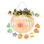 Fashion Halloween Door Hanging Wreath tag1