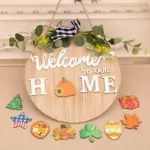 Fashion Halloween Door Hanging Wreath tag1