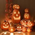 Fashion Personality Halloween Pumpkin Lamp tag1