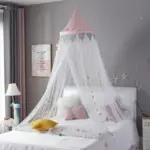 Fashionable Baby Crib Mosquito Net tag1