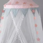 Fashionable Baby Crib Mosquito Net tag1