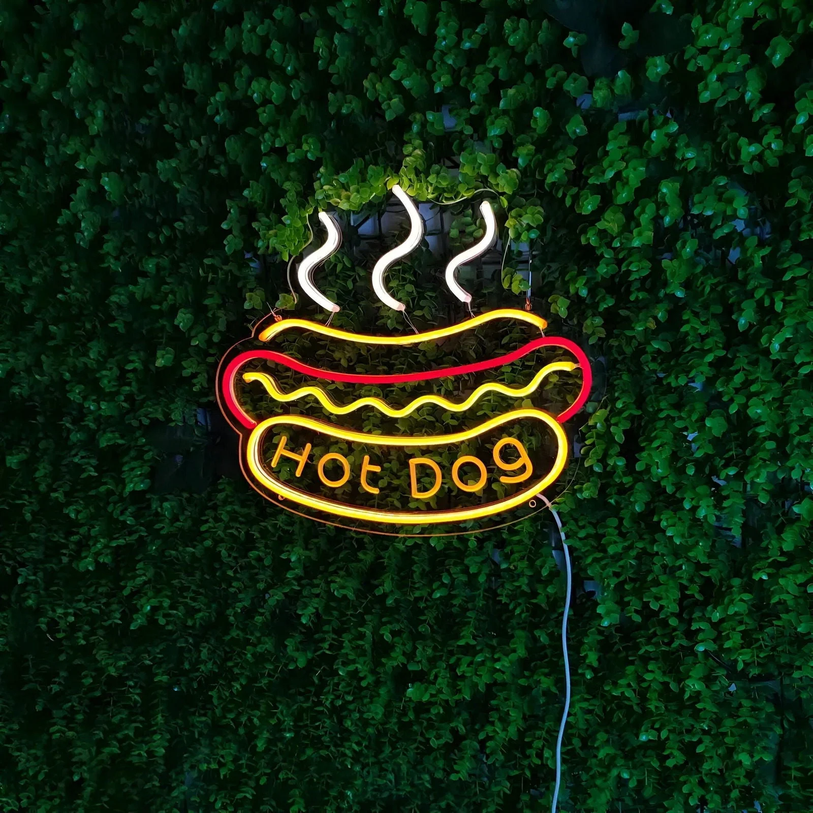 Fast Food Neon Sign - Colorful Fast Food Sign - USB Night Light -  - #tag1#