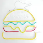 Fast Food Neon Sign Colorful Fast Food Sign USB Night Light tag1