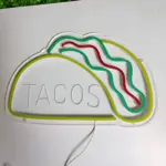 Fast Food Neon Sign Colorful Fast Food Sign USB Night Light tag1