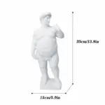 Fat David Greek Sculpture