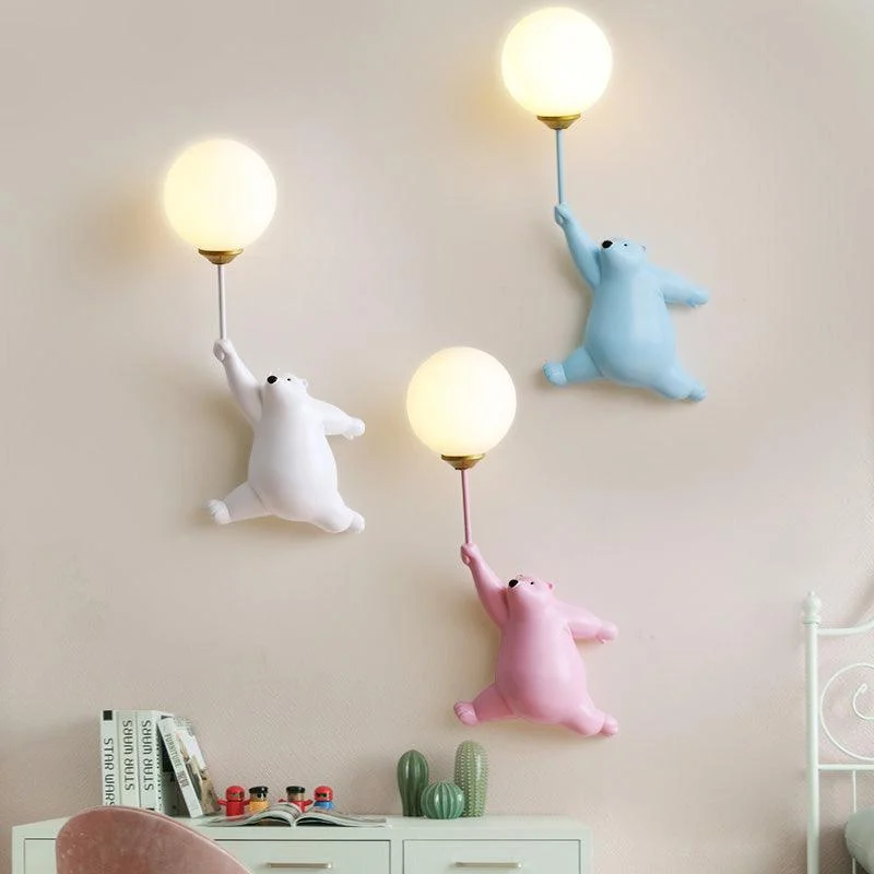 Fateh Design Beer LED Indoor Wall Lamp White, Children's Room/Bedroom -  - #tag1#