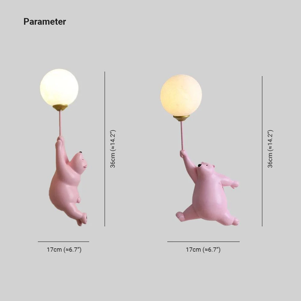 Fateh Design Beer LED Indoor Wall Lamp White, Children's Room/Bedroom -  - #tag1#