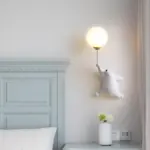 Fateh Design Beer LED Wall Lamp White Blue Pink Resin Acrylic Bedroom Living Children s Room tag1