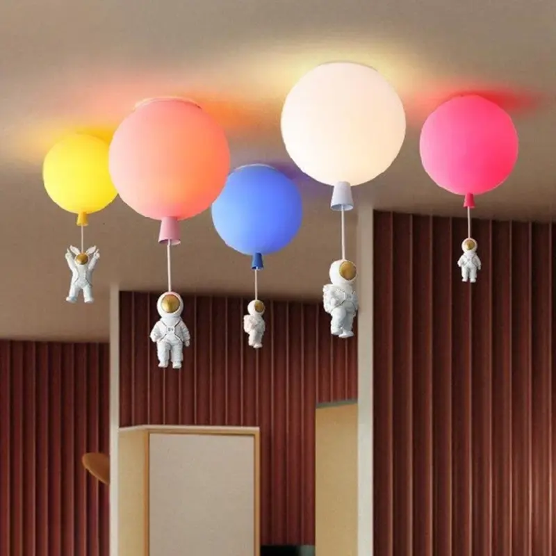 Fateh Modern Moon Astronaut LED Acrylic Ceiling Lamp tag1