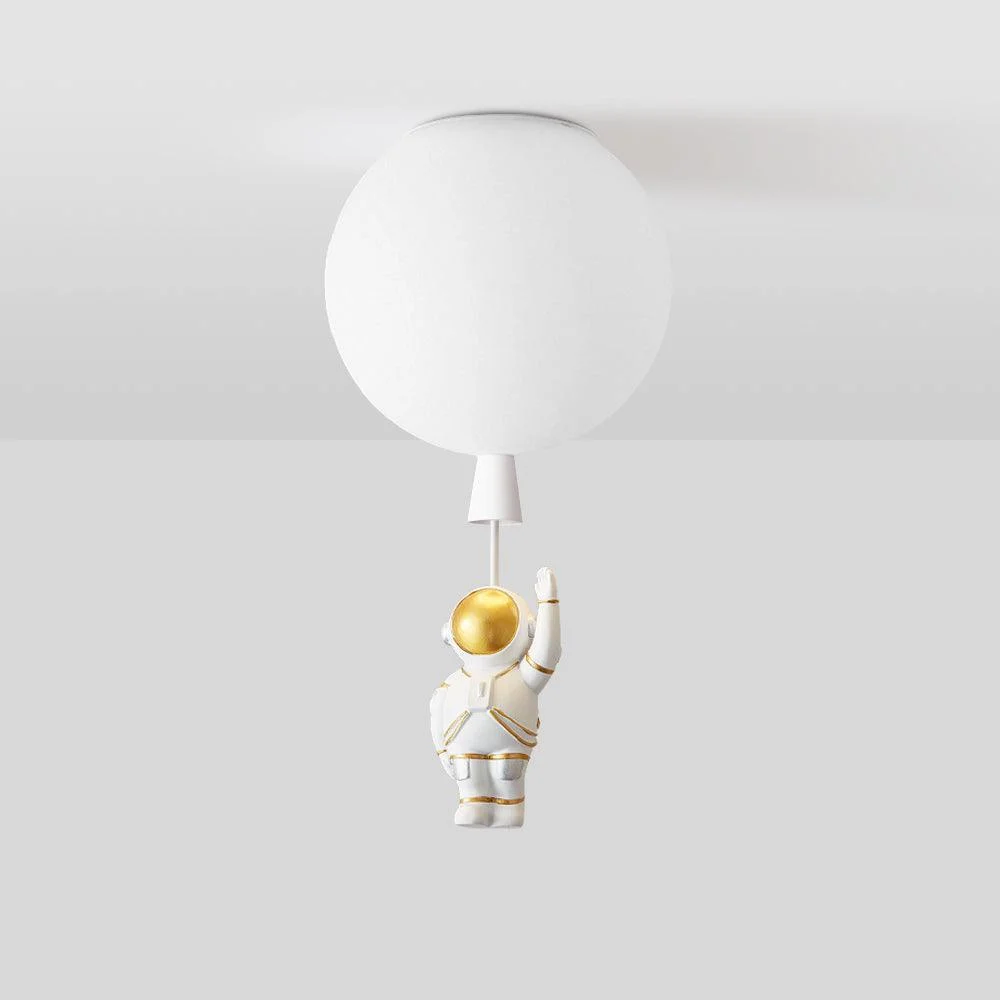 Fateh Modern Moon/Astronaut LED Acrylic Ceiling Lamp -  - #tag1#