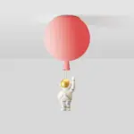 Fateh Modern Moon Astronaut LED Acrylic Ceiling Lamp tag1
