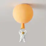 Fateh Modern Moon Astronaut LED Acrylic Ceiling Lamp tag1