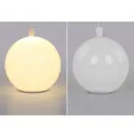 Fateh Modern Small Round LED Ceiling Lamp White Acrylic Bedroom tag1