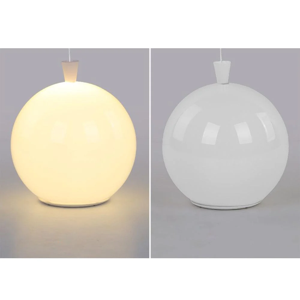 Fateh Modern Small Round LED Ceiling Lamp White Acrylic Bedroom -  - #tag1#