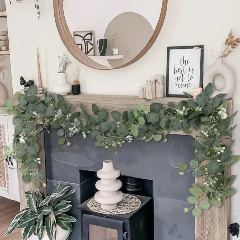 Faux Eucalyptus Garland