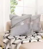 Faux Fur Cushion Cover 45cm tag1