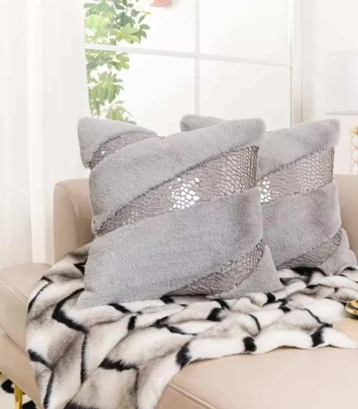 Faux Fur Cushion Cover 45cm -  - #tag1#