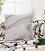 Faux Fur Cushion Cover 45cm tag1