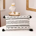 Faux Leather Chevron Cushions