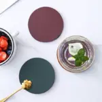 Faux Leather Coasters 6pc