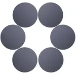 Faux Leather Coasters 6pc