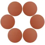Faux Leather Coasters 6pc