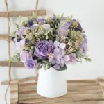Faux Silk Roses Bouquet