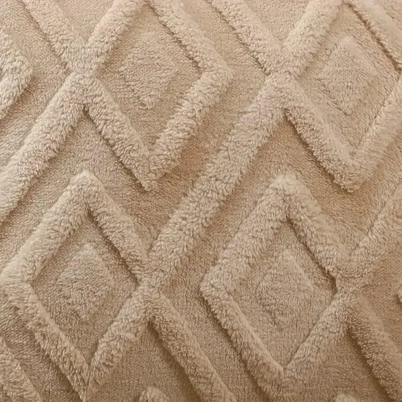 Faux Wool Throw Pillow Cover tag1