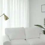 Faye Linen Look Semi Transparent Curtains Soft Roof tag1