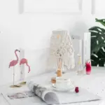 FeatherGlow Feather Wide Spherical Table Lamp tag1